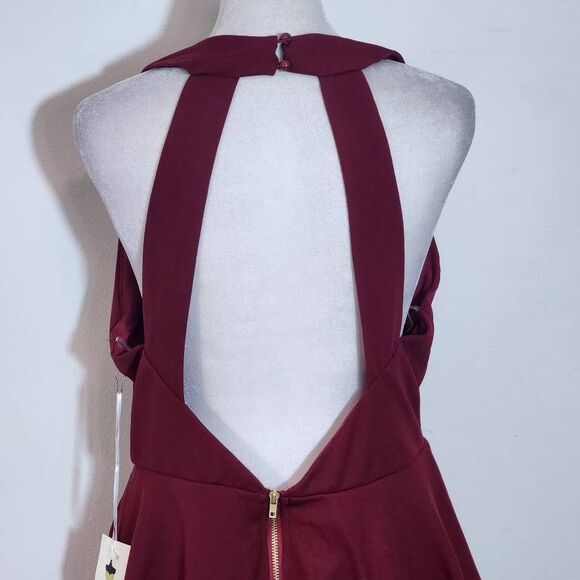 Purple Snow Oxblood Romper NWT Size XL Burgundy Sleeveless Short Romper - Picture 7 of 11